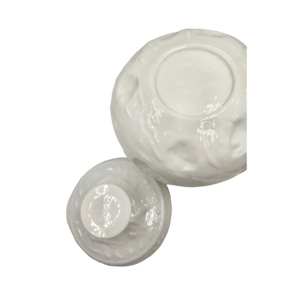 Vintage EL RANCHO Bryce Milk Gass Turnabout Cookie Jar / Canister Mid Century - Picture 11 of 14